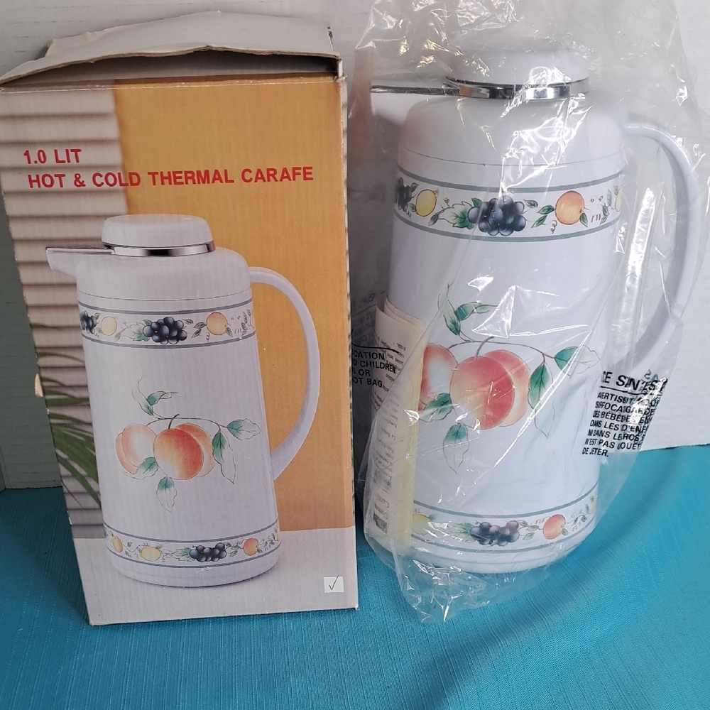 Fruit Design Thermal Carafe, Never Used It , New In Box Phoenix Insulated
